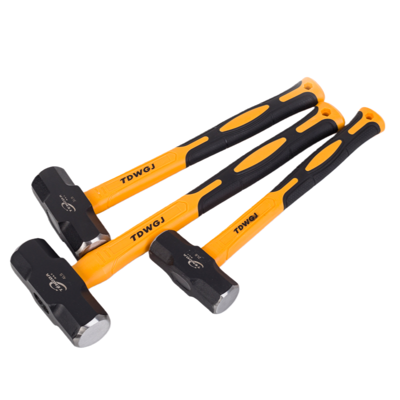 Octagonal hammer with plastic handle