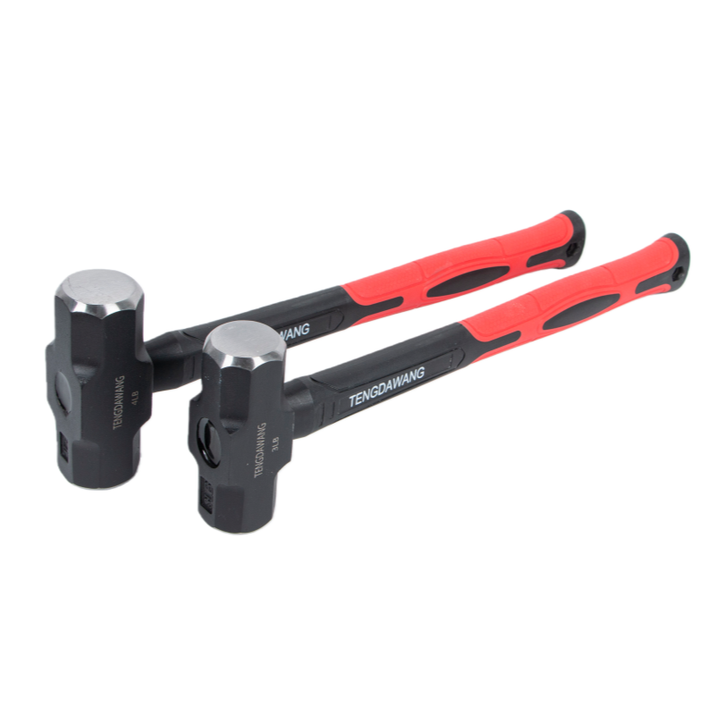 Octagonal hammer with plastic handle