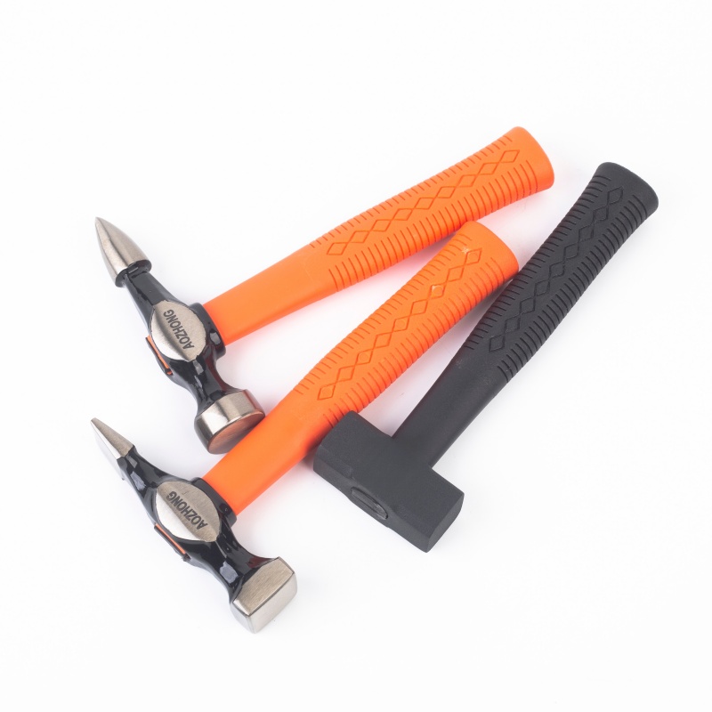 Plastic handle sheet metal hammer