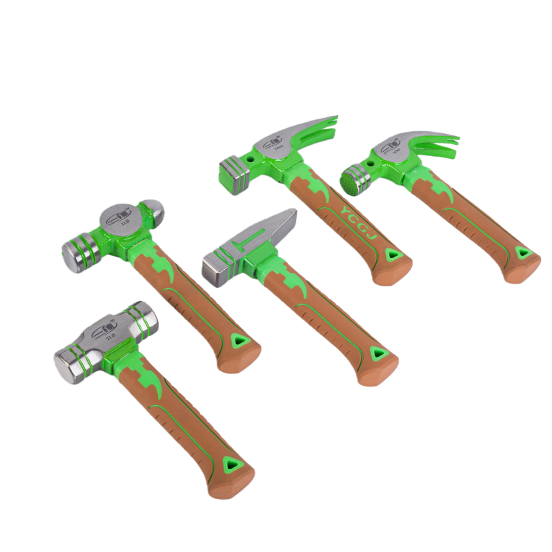 Mini hammer with plastic handle