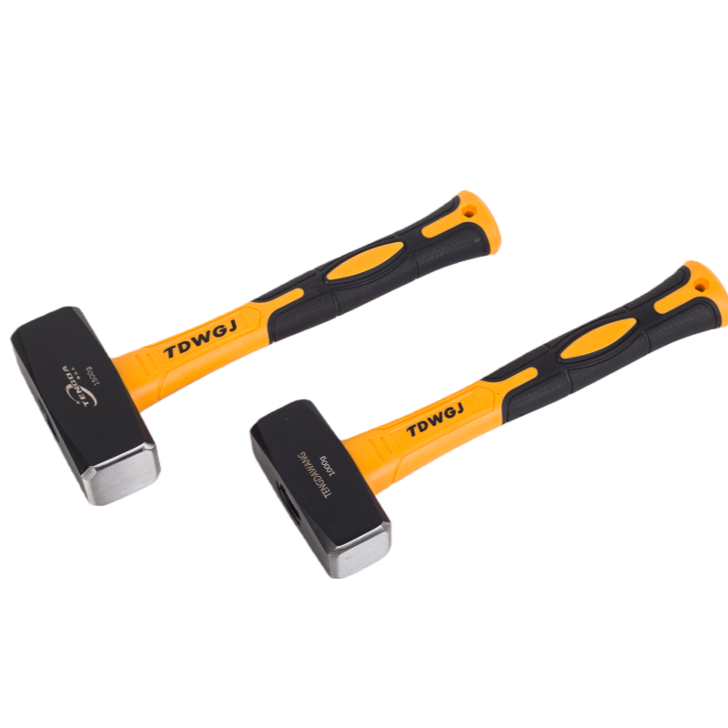 Plastic handle stone hammer