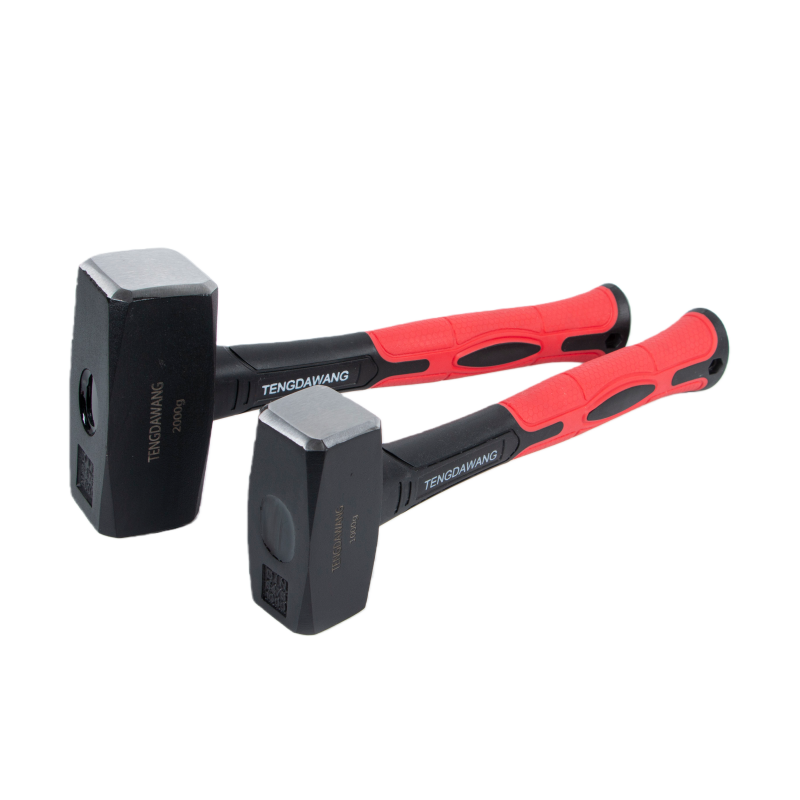 Plastic handle stone hammer