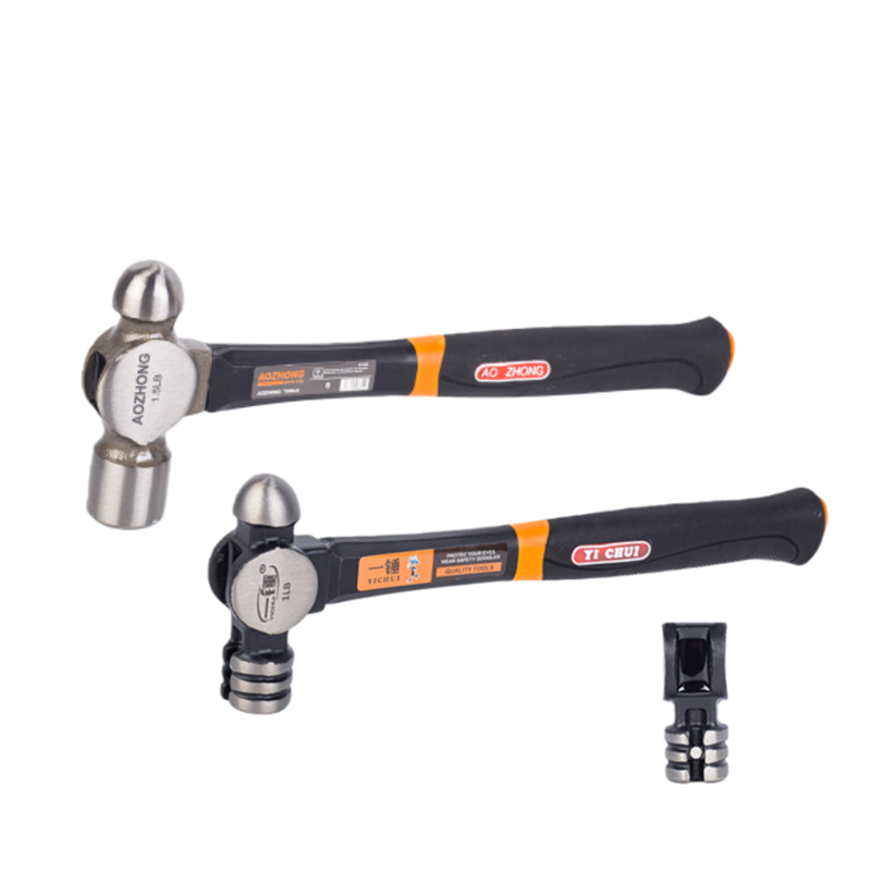 New Plastic handle round headed hammer