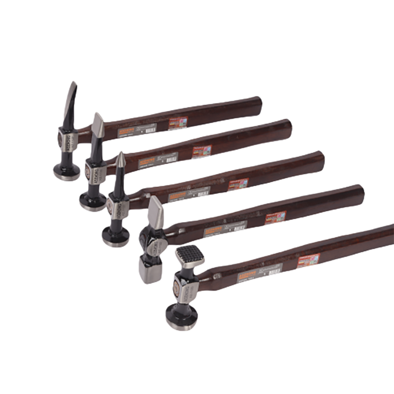 Walnut handle sheet metal hammer