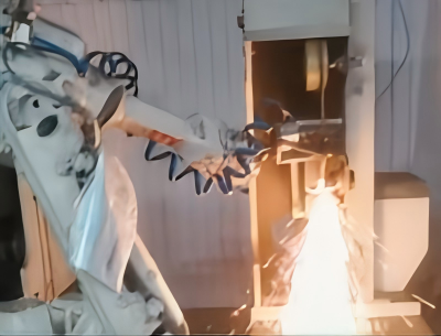 Robot hand polishing process